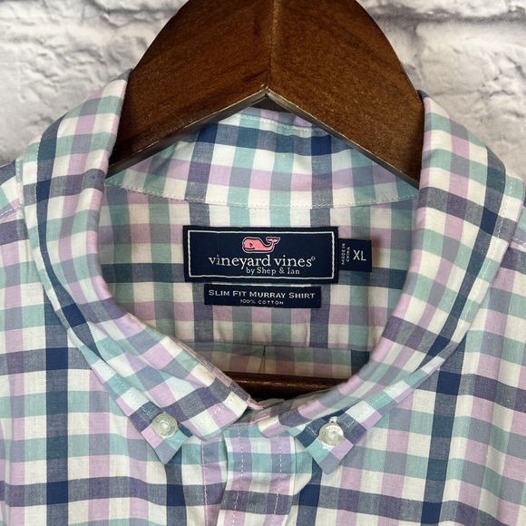 Vineyard Vines Mens Multicolor Slim Fit‎ Murray Button Down Long Sleeve Shirt XL - Picture 4 of 7